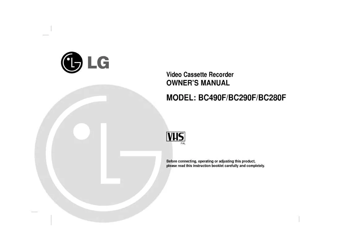 Mode d'emploi LG BC490F