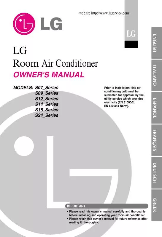 Mode d'emploi LG C09AWV