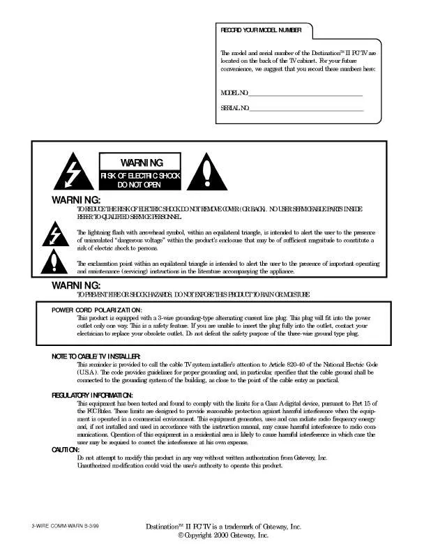 Mode d'emploi LG C13A03D