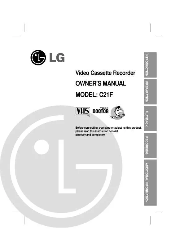 Mode d'emploi LG C21F