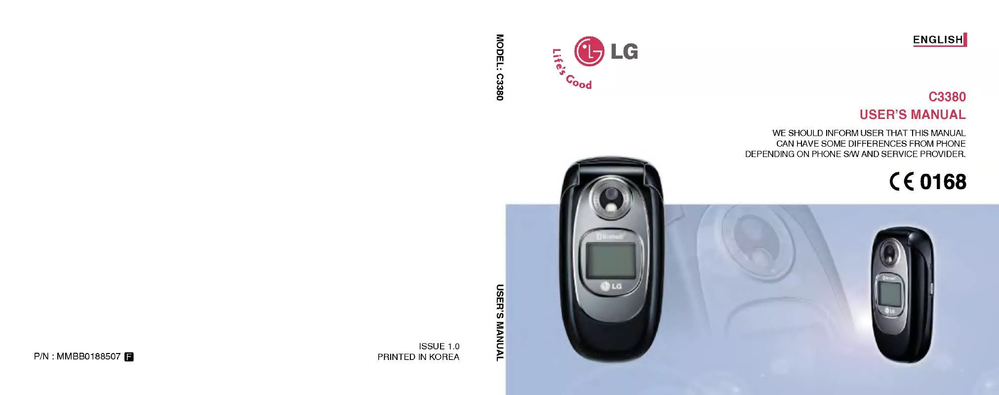 Mode d'emploi LG C3380