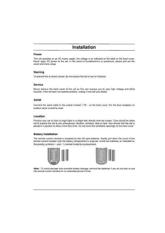 Mode d'emploi LG CF-20B80RX