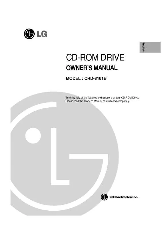 Mode d'emploi LG CRD-8161B