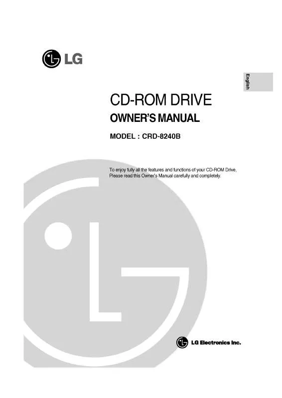 Mode d'emploi LG CRD-8240B