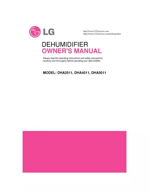 Mode d'emploi LG DHA2511