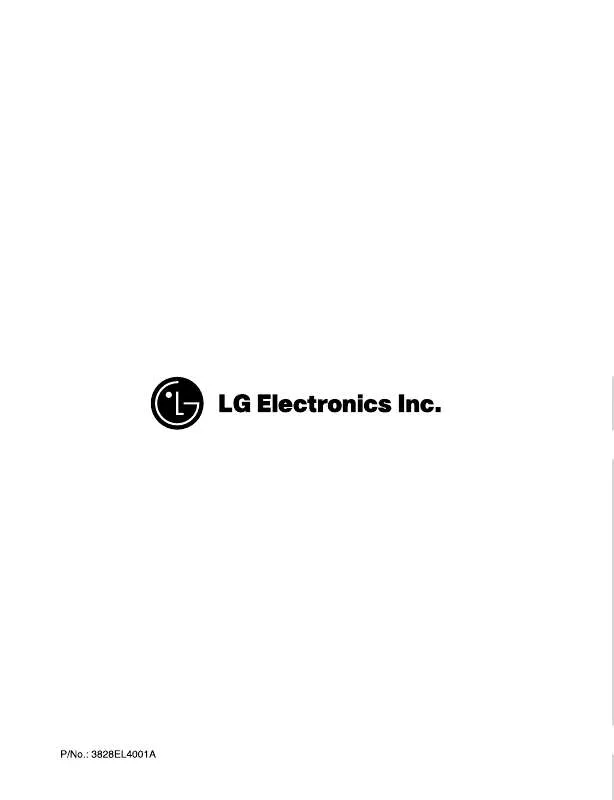 Mode d'emploi LG DLE2511W