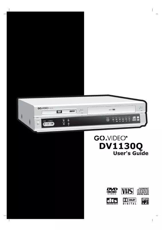 Mode d'emploi LG DV1130Q