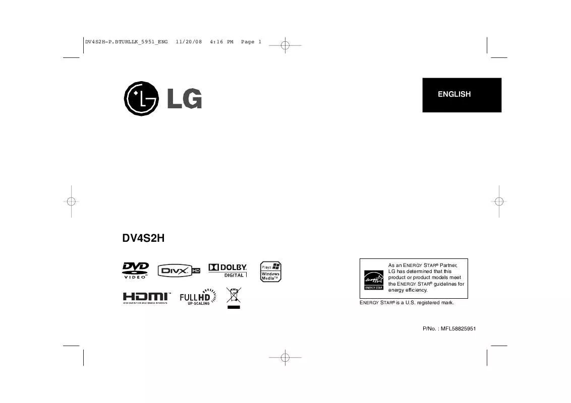 Mode d'emploi LG DV-4S2H