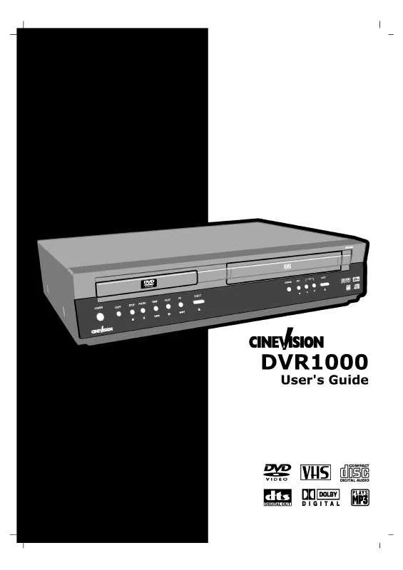 Mode d'emploi LG DVR1000