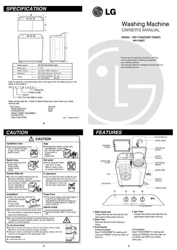 Mode d'emploi LG EW 43