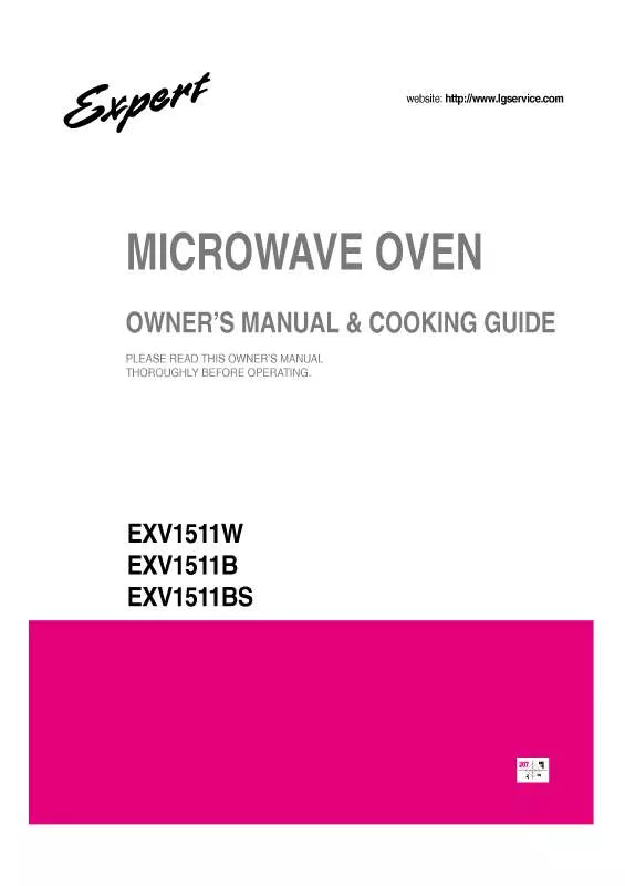 Mode d'emploi LG EXV1511BS