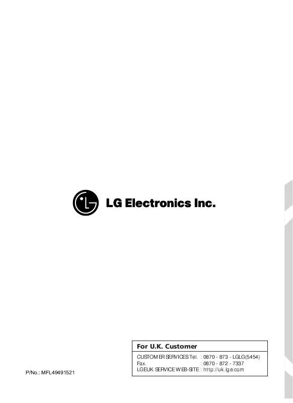 Mode d'emploi LG F1407TDS