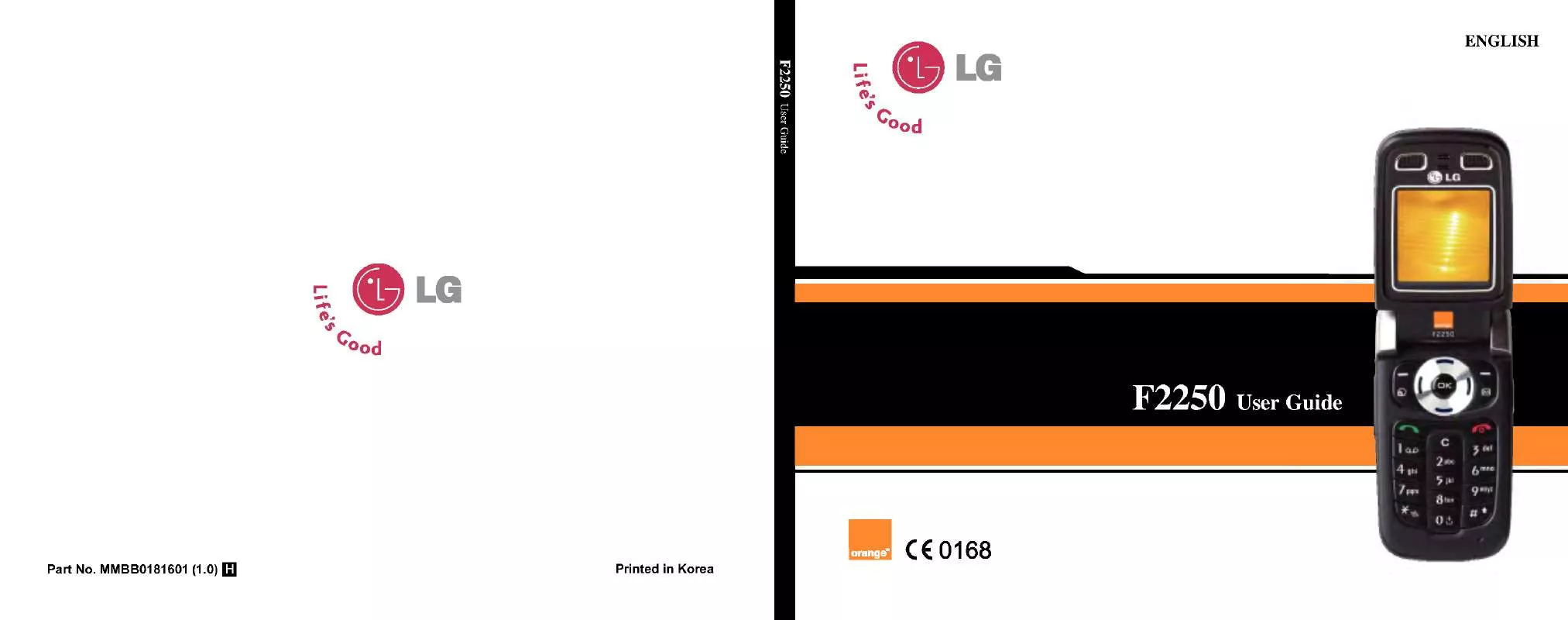 Mode d'emploi LG F2250