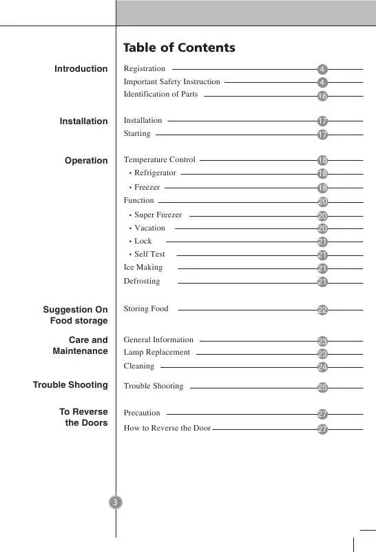 Mode d'emploi LG GB-3133-SWJW