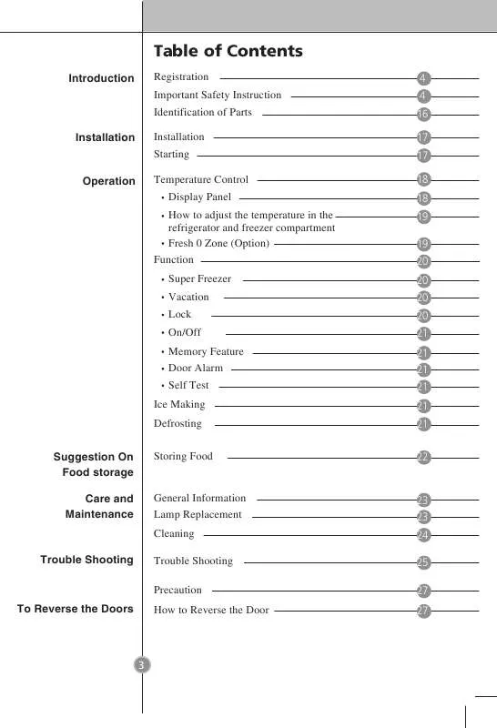 Mode d'emploi LG GB-5135-SWCW