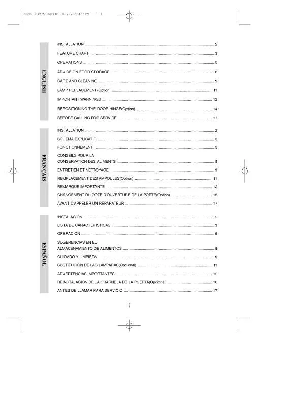 Mode d'emploi LG GC-151SVA.AJGQABN