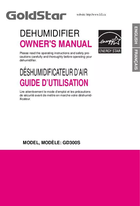 Mode d'emploi LG GD300SY8