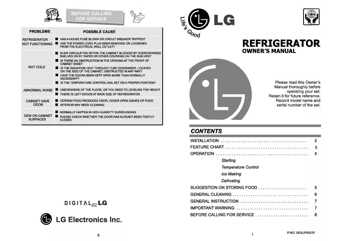 Mode d'emploi LG GN-191SL