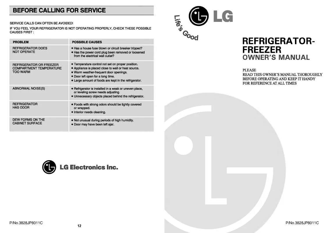 Mode d'emploi LG GN-234CW