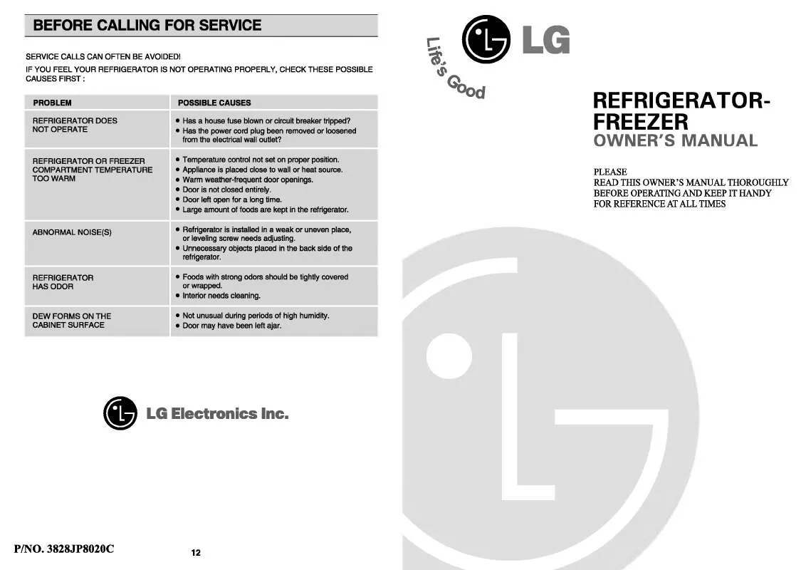 Mode d'emploi LG GN-S303GCA