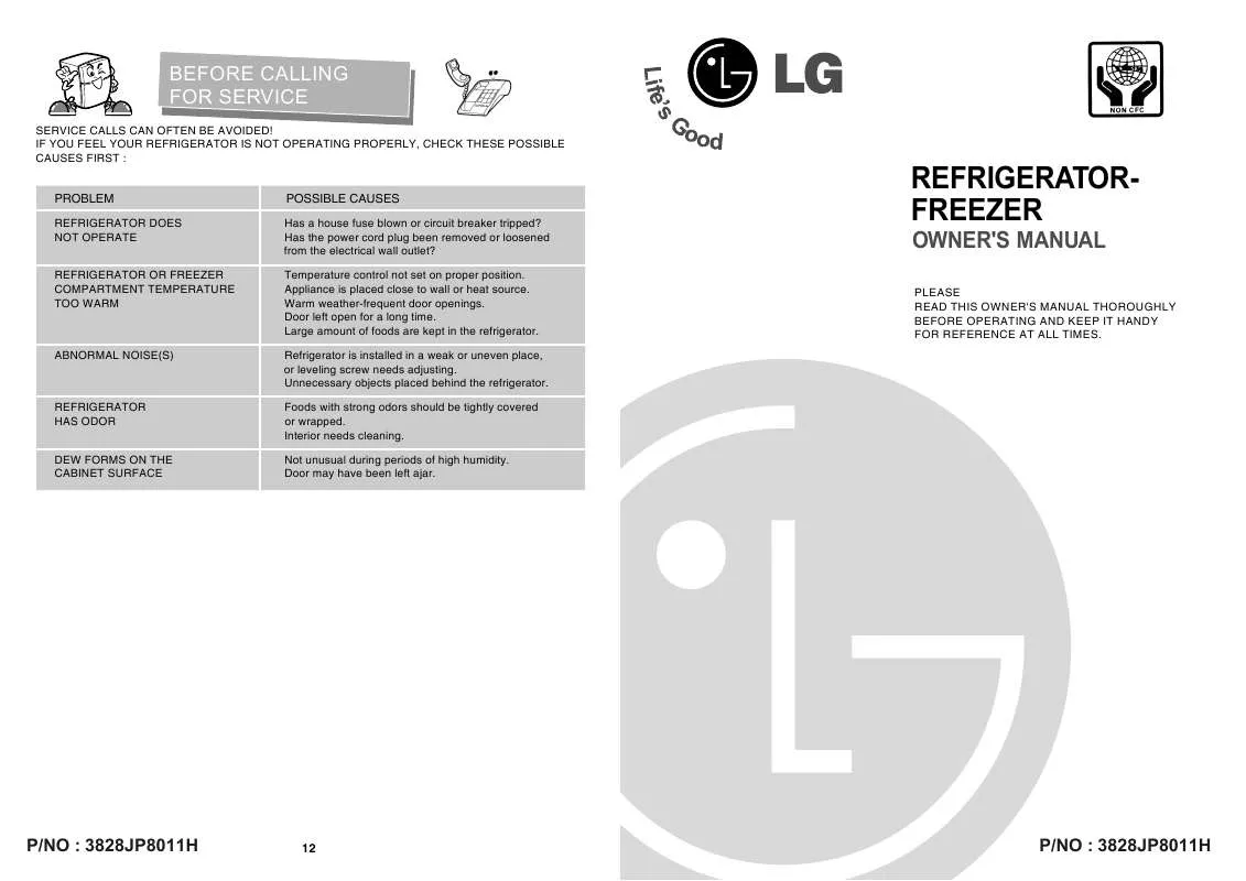 Mode d'emploi LG GN-U292RLCK