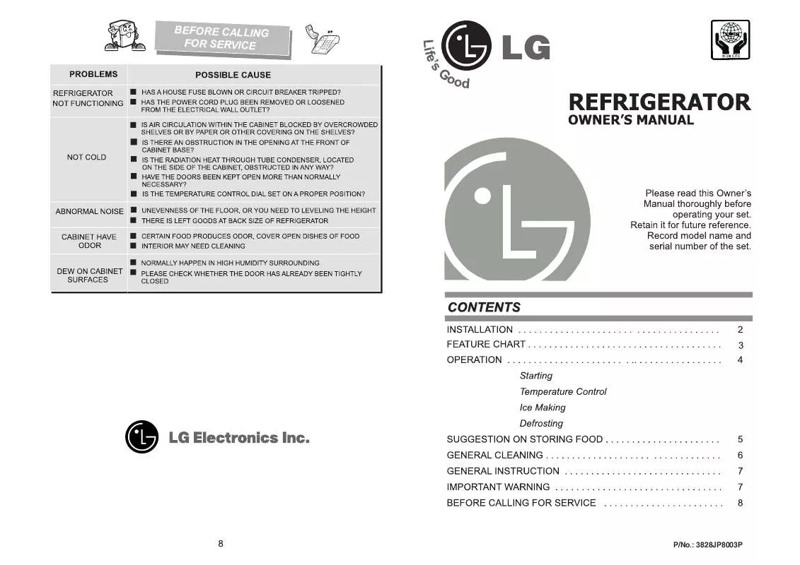 Mode d'emploi LG GN-V191SLK