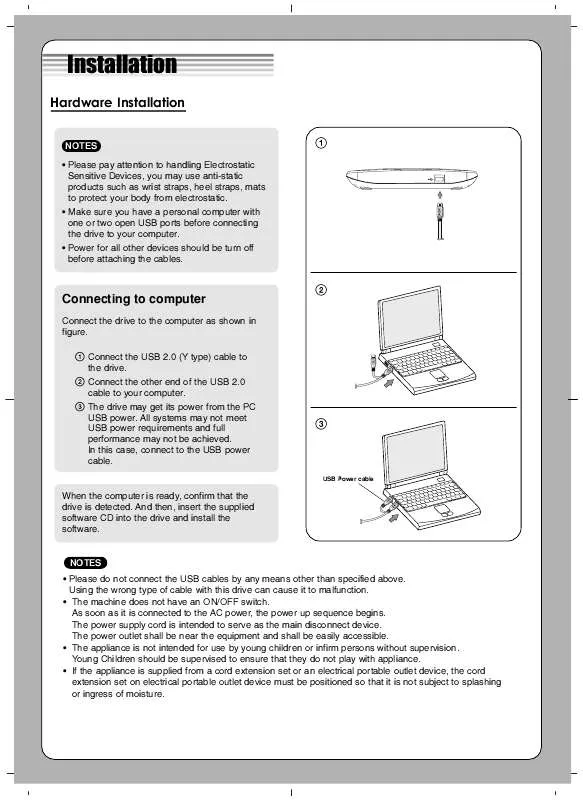 Mode d'emploi LG GP40LB10