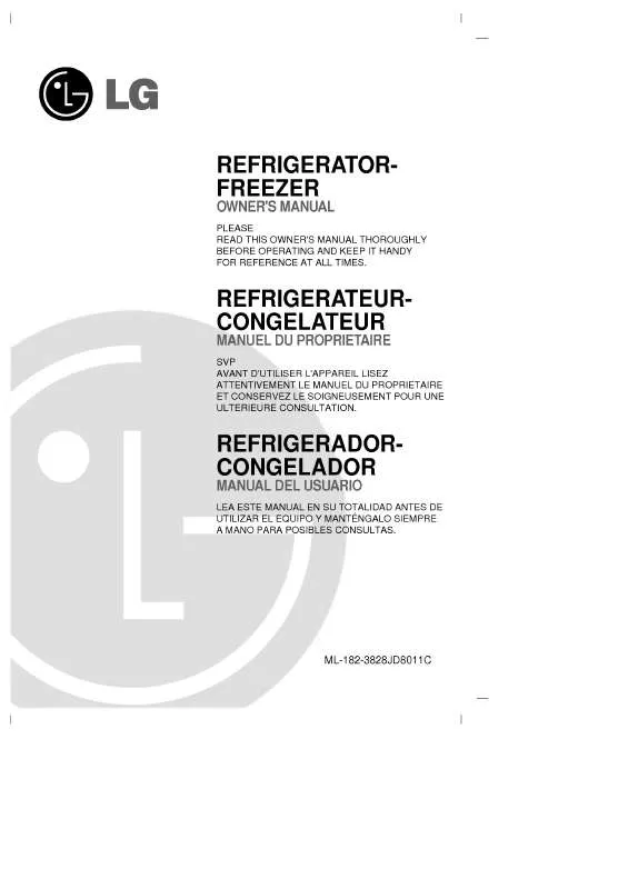 Mode d'emploi LG GR-182SLF