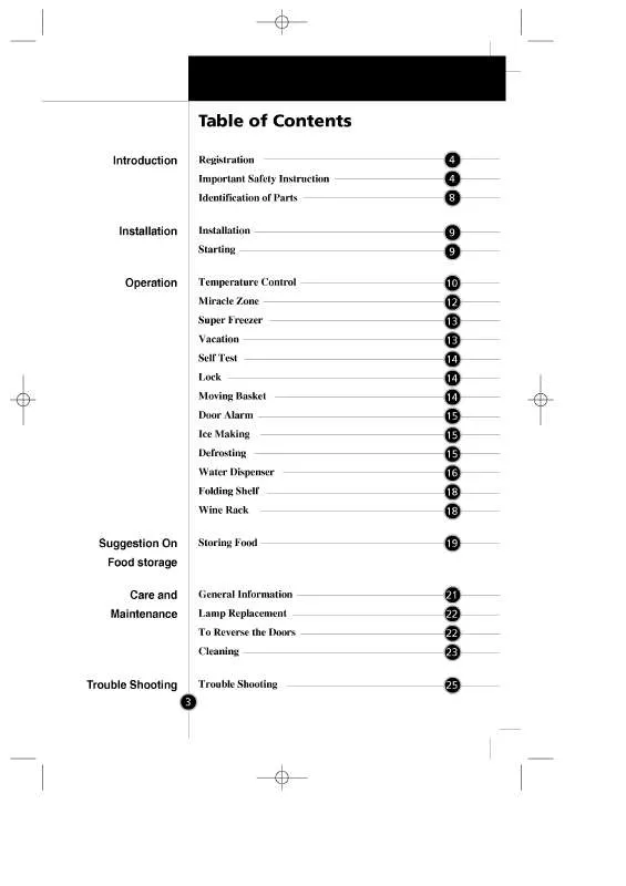 Mode d'emploi LG GR-459GTK