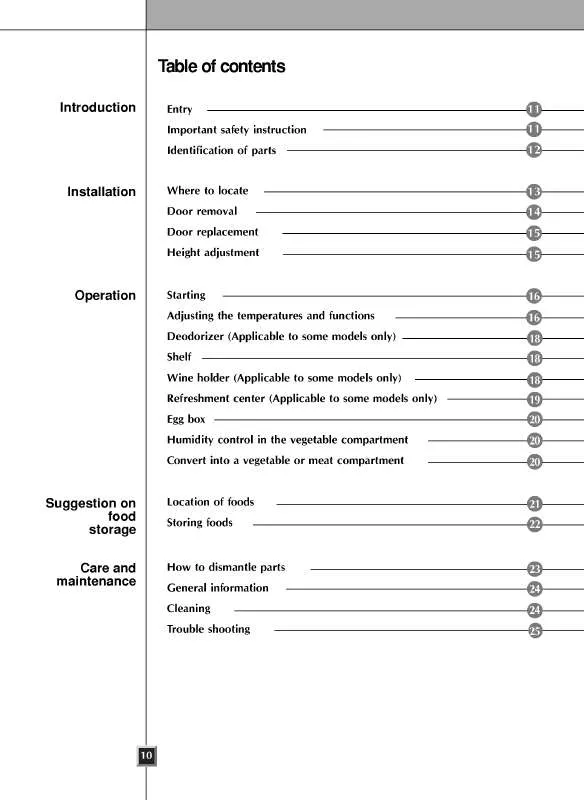 Mode d'emploi LG GR-707EC