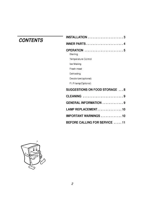 Mode d'emploi LG GR-822DEF