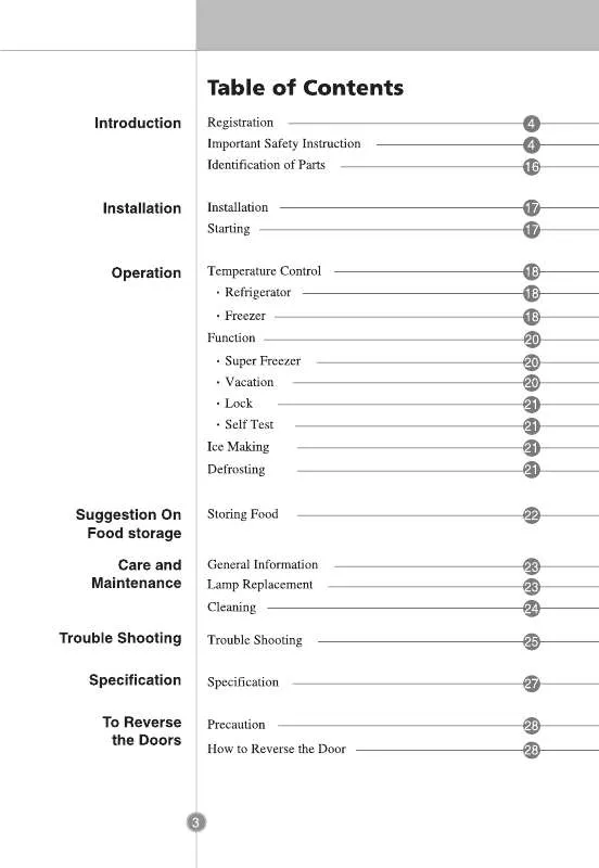 Mode d'emploi LG GR-B359-PLQA