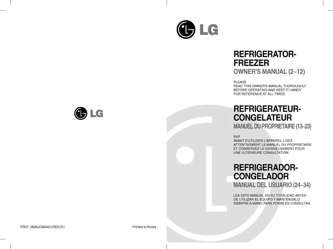 Mode d'emploi LG GR-S552QLC
