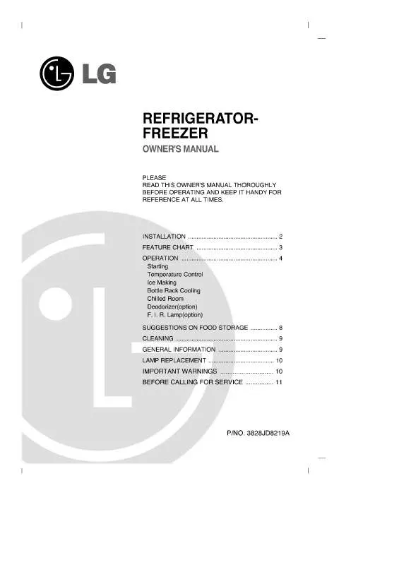 Mode d'emploi LG GR-T342SV