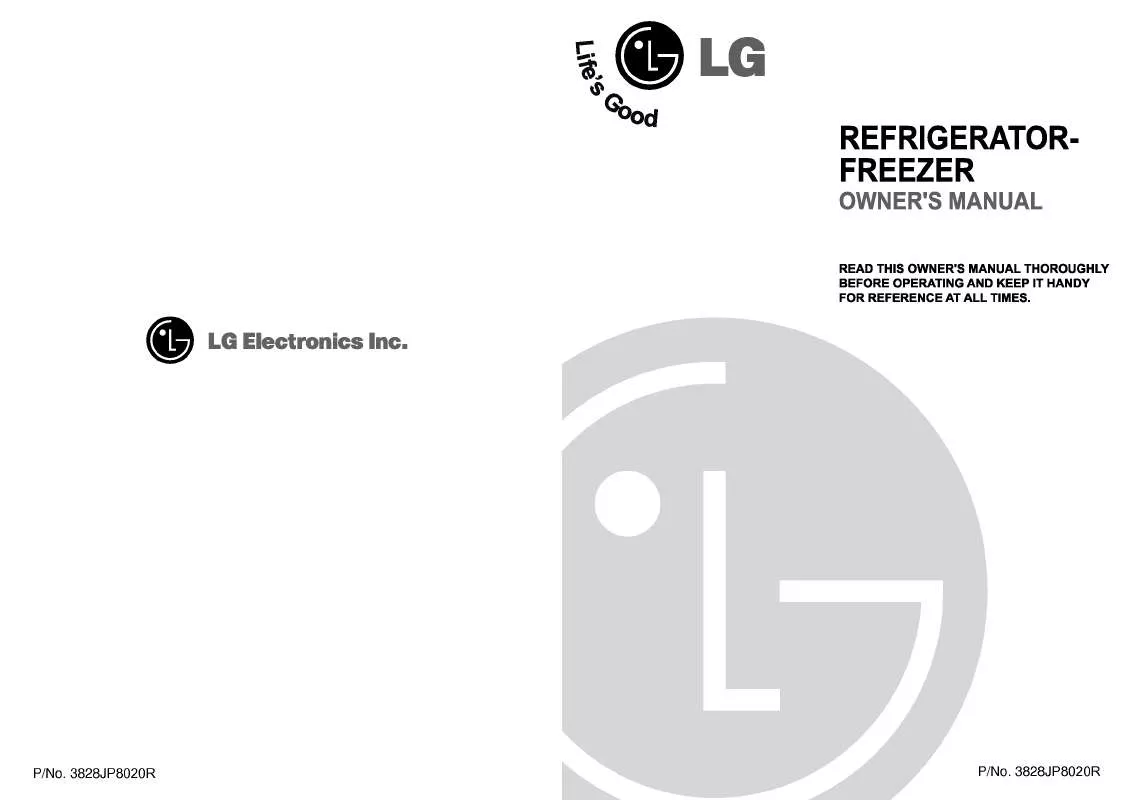 Mode d'emploi LG GR-U262SLC