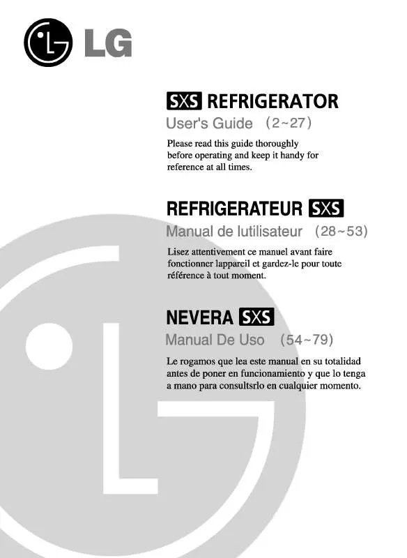 Mode d'emploi LG GR-93W65CEF