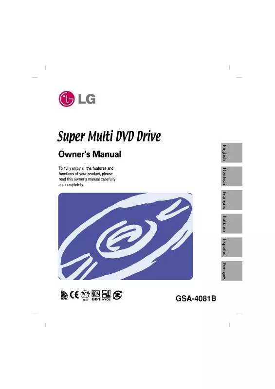 Mode d'emploi LG GSA-4081B