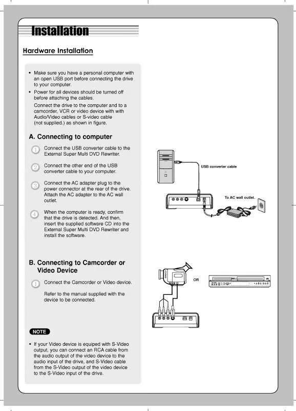 Mode d'emploi LG GSA-5169D