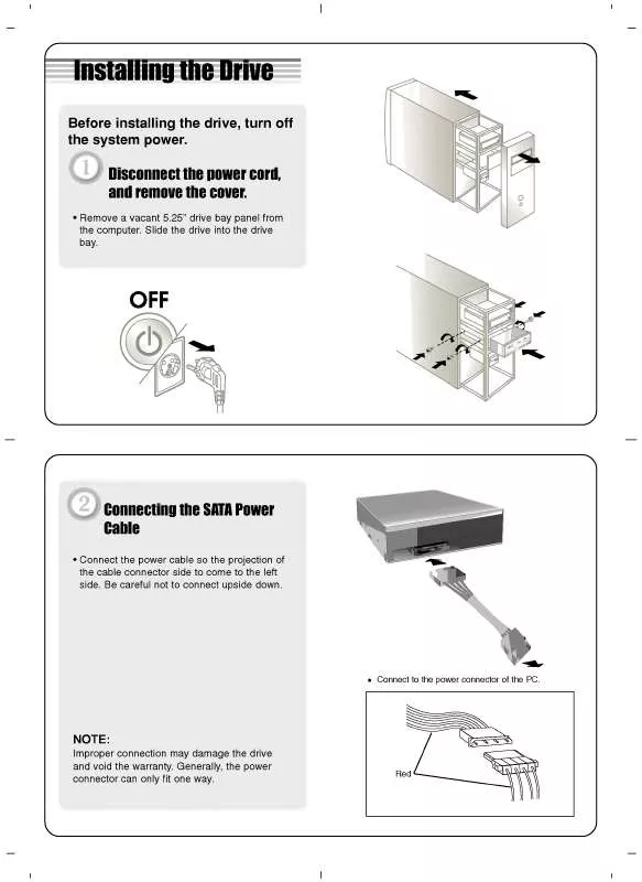 Mode d'emploi LG GSA-H62L