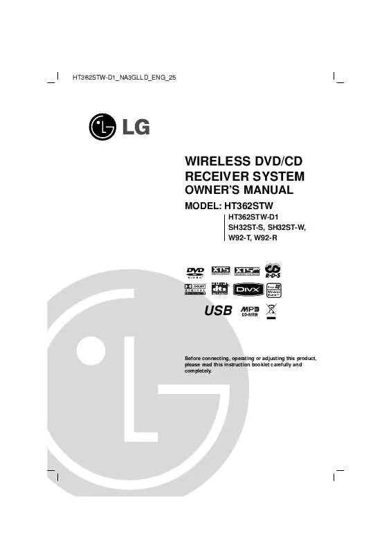 Mode d'emploi LG HT362STW