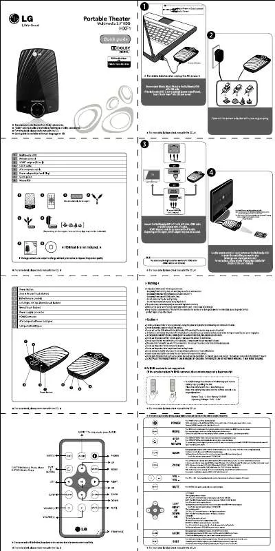 Mode d'emploi LG HXF1P16FB