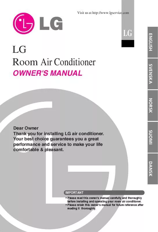 Mode d'emploi LG J09AW