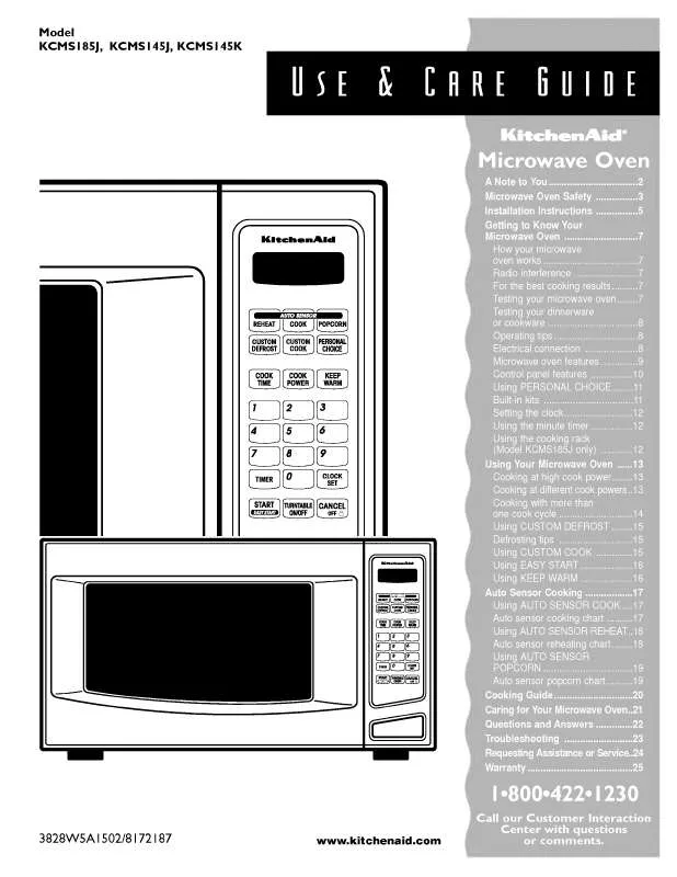 Mode d'emploi LG KCMS145JBL-0