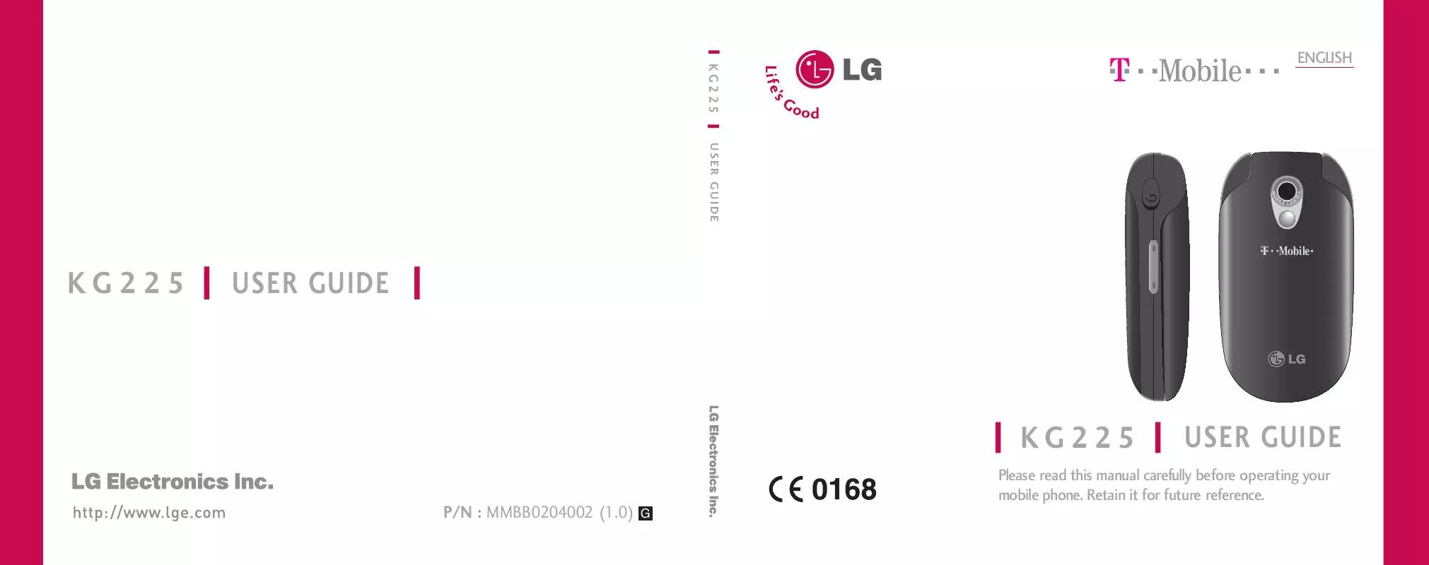 Mode d'emploi LG KG225