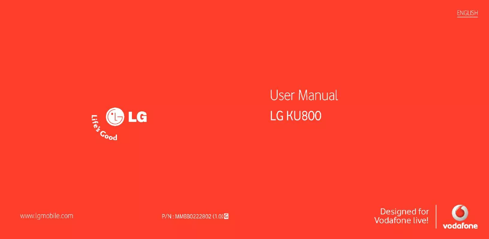 Mode d'emploi LG KU800