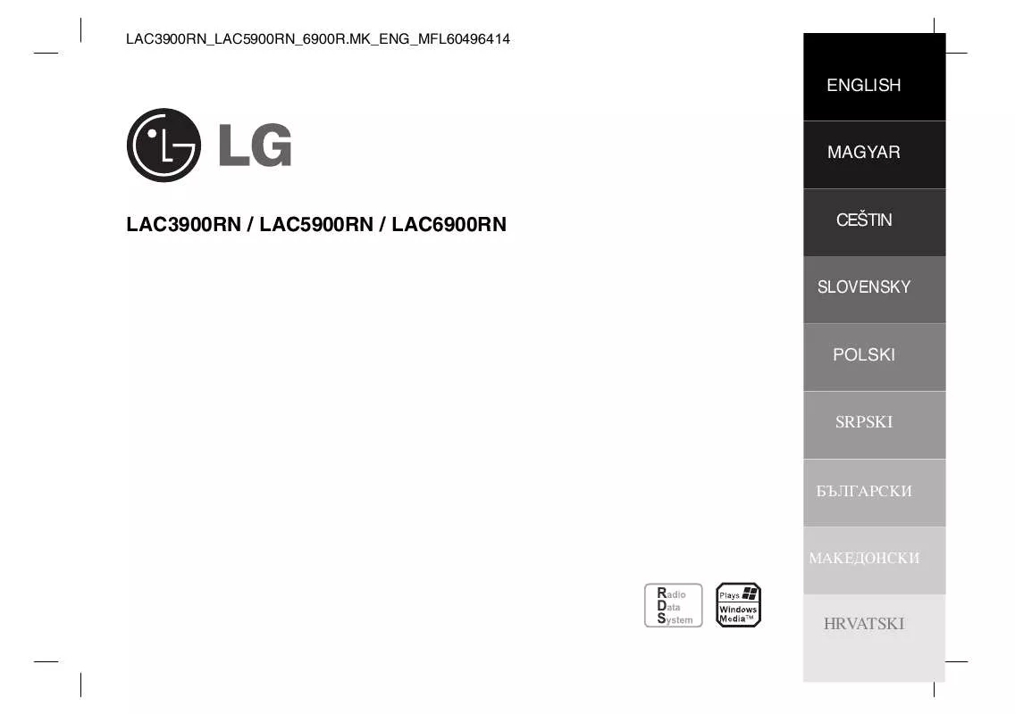 Mode d'emploi LG LAC-3900