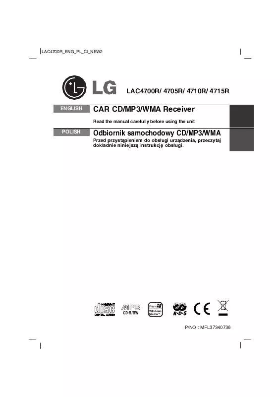 Mode d'emploi LG LAC-4710R