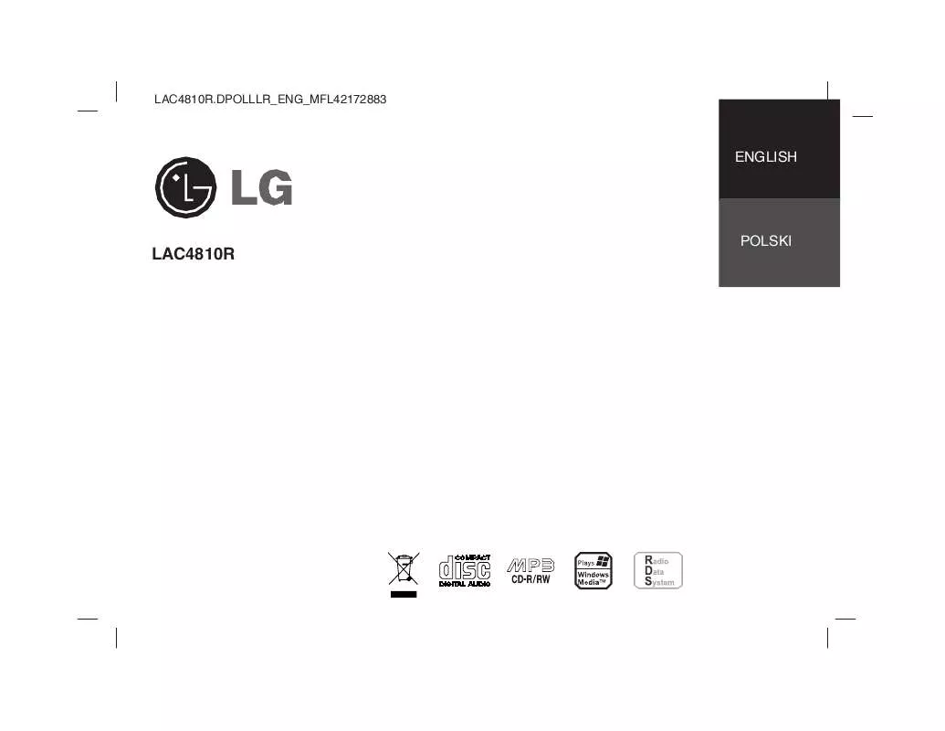 Mode d'emploi LG LAC-4810R