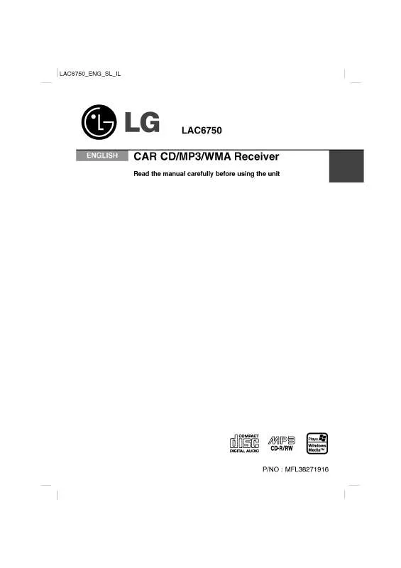 Mode d'emploi LG LAC6750