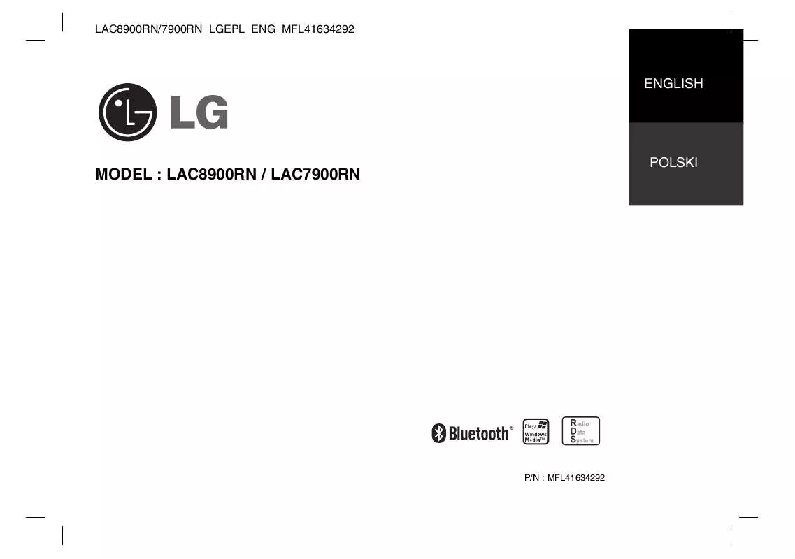 Mode d'emploi LG LAC-8900